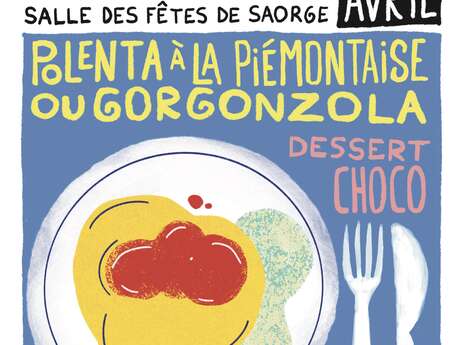 Cantine populaire Piedmont-style polenta