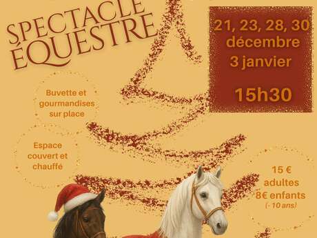 Spectacle de Noël au Cabaret Équestre des Mylords