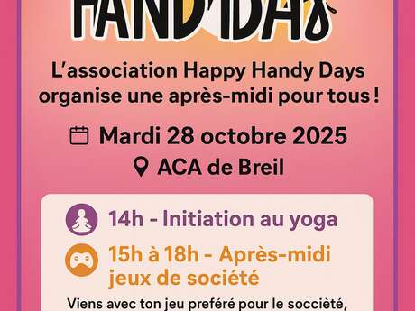 Pomeriggio di giochi e yoga con Happy Handy Days