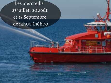 Visite du bateau-pompe "Louis Colet II"