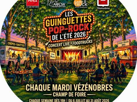 Les guinguettes pop-rock de l'été 2026