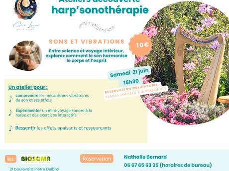 Atelier découverte de la sonothérapie (places limitées)
