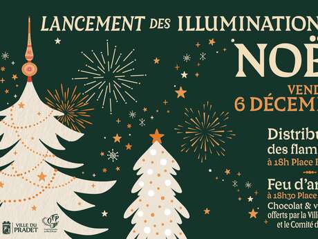 Lancement des illuminations de Noël