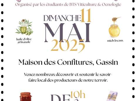 Marché des producteurs à la Maison des Confitures