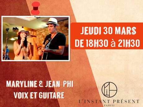 Maryline & Jean-Phi in concert at L'Instant Présent