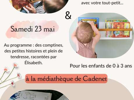 Bébé Bouquine à la médiathèque de Cadenet