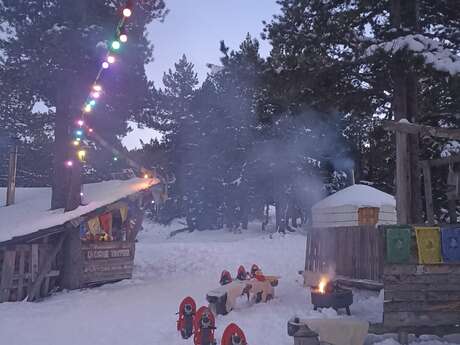 Christmas Eve snowshoe treasure hunt
