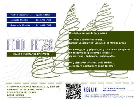 Food fêtes, halle gourmade éphémère