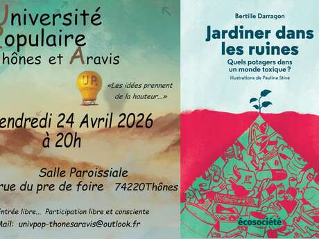 Conférence : "Jardiner dans les ruines"