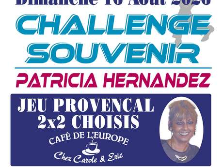 Challenge Patricia Hernandez : jeu provençal 2x2 choisis