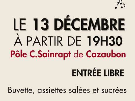 Soirée de la Sainte Cécile à Cazaubon