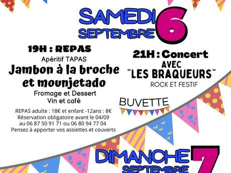 Fiesta local en Montaïn