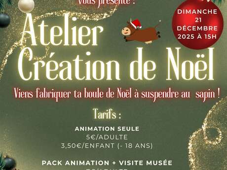 Atelier "création de Noël" à la Maison de la Salers