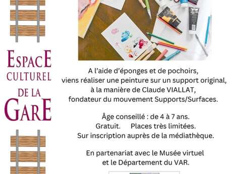 Atelier : Réalisation d'une peinture (enfants 4-7 ans)