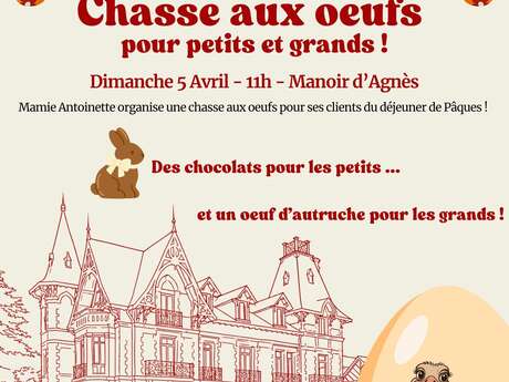 Egg hunt at Mamie Antoinette's