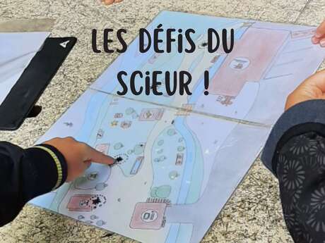 Animation en famille : les défis du scieur !