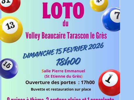 Beaucaire Tarascon le Grès Volleyball Club Lottery in St. Etienne du Grès