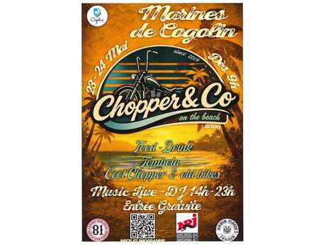 Chopper & co on the beach