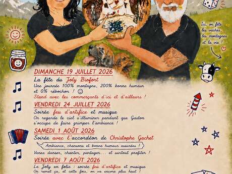 Les animations de l'été au restaurant "Chez Gaston" à Hauteluce