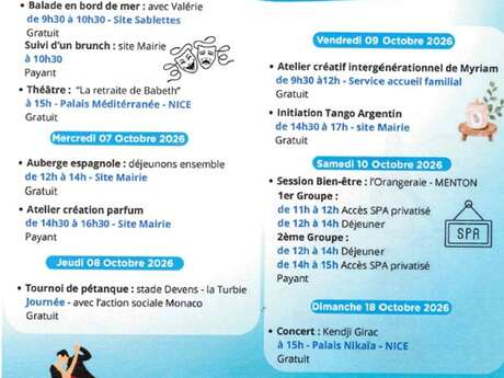 Semaine Bleue
