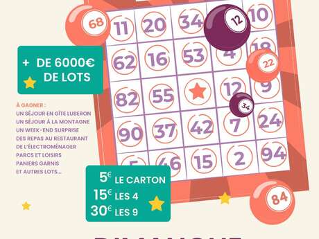 Loto association Jeux M'Amuse Lourmarin
