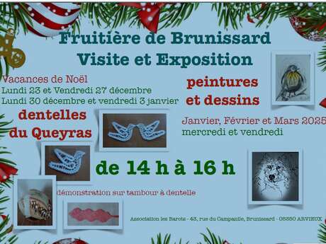 Exposition de dentelle et peinture