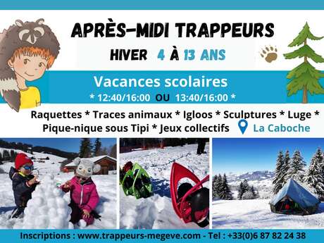Après-midi Trappeurs Enfants Hiver
