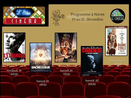 Programme Cinéma de L'Eden