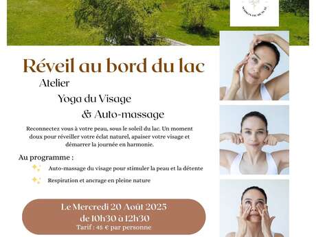 Atelier yoga visage : Réveil au bord du lac