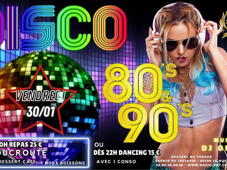 Soirée disco 80-90 au Thouar