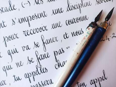 Découverte et initiation à la calligraphie avec Valérie Mondon