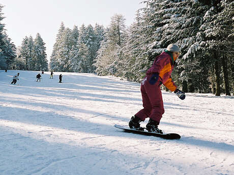 Snowboard à La Loge des Gardes