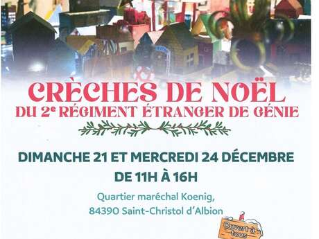 Crèches de Noël à la légion étrangère