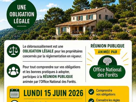 Réunion publique sur le débrousaillement
