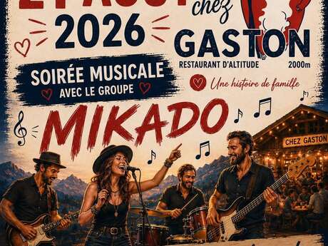 Soirée musicale avec le groupe Mikado