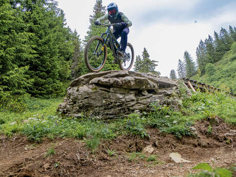 Descente noire du Loup - Piste VTT Descente N°9