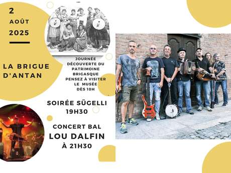La Brigue d'antan soirée sügelli concert bal Lou Dalfin