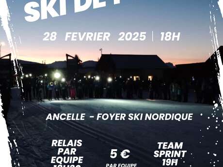 Course nocturne de ski de fond