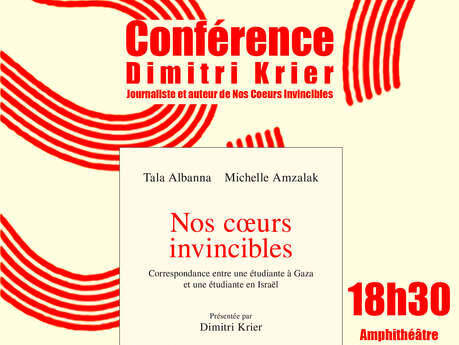 Conférence : Dimitri Krier "Nos cœurs invincibles"