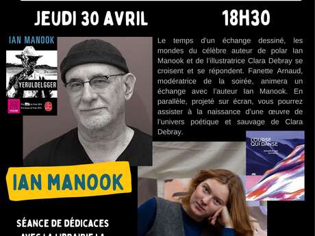 Rencontre-auteur dessinée avec Ian Manook et Clara Debray