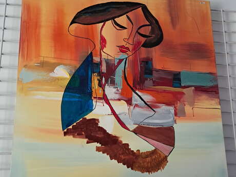 Exposition de peintures et sulptures
