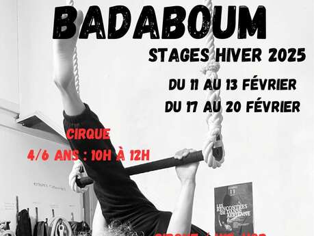 Wintervakantie cursussen Circus Hip Hop - Badaboum