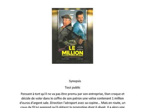 Cinéma : "Le million" Cinéma : "Le million"