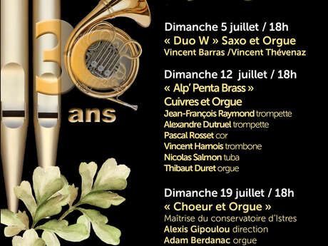 Concerts Les orgues de Beaumont