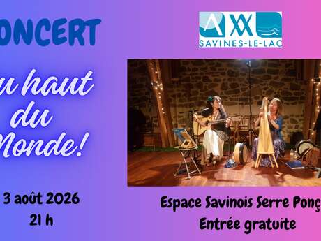 Concert "Du haut Du monde !"