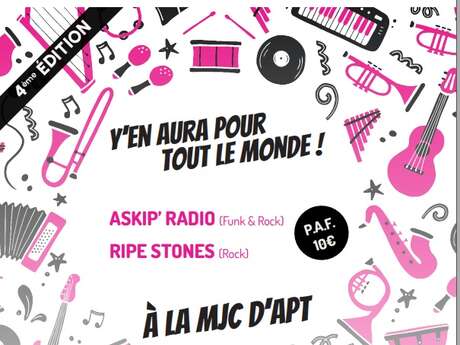 Concert de Rock au profit des Restos du cœur d'Apt