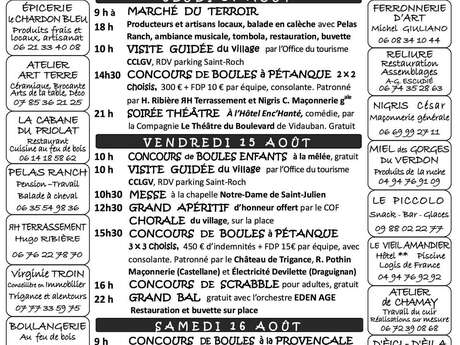 Concours de boules de la Saint-Roch