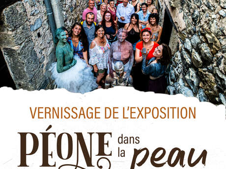 Vernissage de l'exposition "Péone dans la peau"