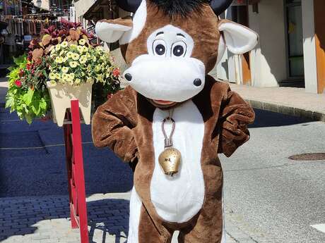 Déambulation de Pistache la vache