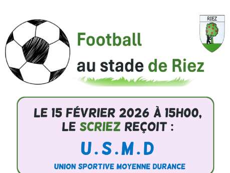 Foot - Rencontre SC RIEZ et L'U.S.M.D